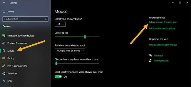 Bagaimana untuk memuat turun dan memasang kursor Mac dalam Windows 10