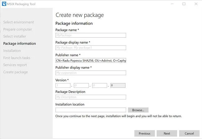 MSIX Paketleme Aracı nedir ve nasıl çalışır?