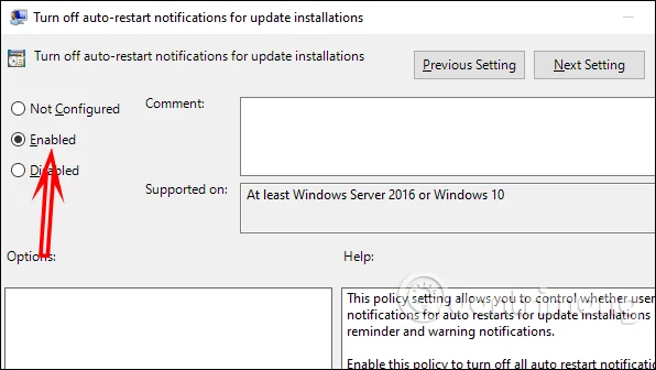 Güncellemeden sonra Windows 10 bilgisayarını yeniden başlatmak için bildirim nasıl kapatılır