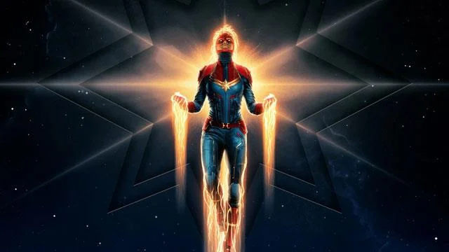 Set kertas dinding Kapten Marvel resolusi tinggi untuk komputer