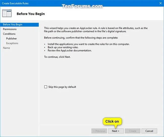 Yürütülebilir dosyaların Windows 10'da çalışmasına izin vermek veya engellemek için AppLocker nasıl kullanılır?