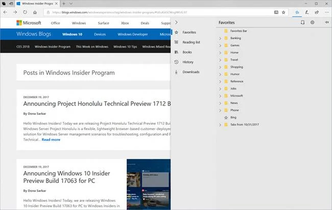 Microsoft mengeluarkan Windows 10 build 17074, menyediakan sistem pengendalian dengan banyak ciri baharu