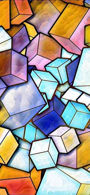 Kertas dinding telefon 3D, kertas dinding telefon 3D yang cantik