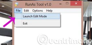 Bagaimana untuk melancarkan aplikasi Pentadbir untuk akaun Pengguna dalam Windows?