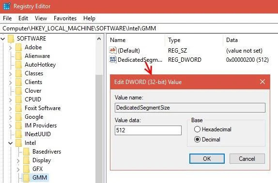 Windows 10'da VRAM nasıl artırılır