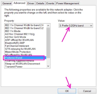 Fix Windows 10 PC detecteert geen 5GHz WiFi-netwerk