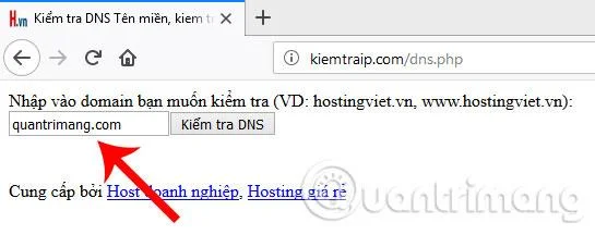 Semak IP tapak web, semak IP mana-mana domain