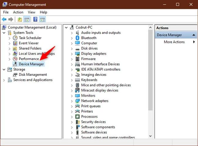 15 cara untuk membuka Pengurus Peranti dalam Windows 10