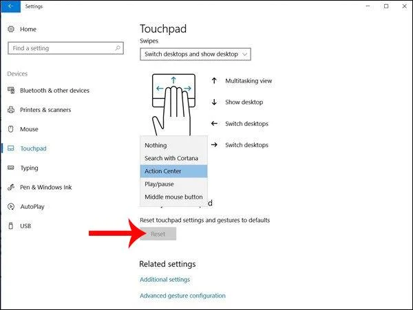 Sanal Dokunmatik Yüzey Windows 10 Yaratıcıları Güncellemesi nasıl etkinleştirilir