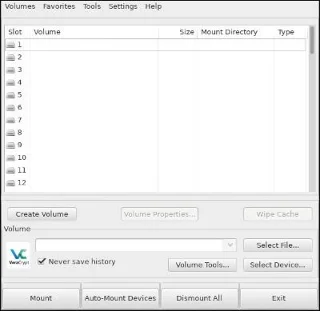 Arahan untuk menyulitkan USB dengan VeraCrypt