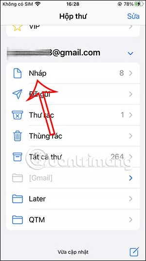 Cara memanggil semula e-mel yang dihantar pada iOS 16
