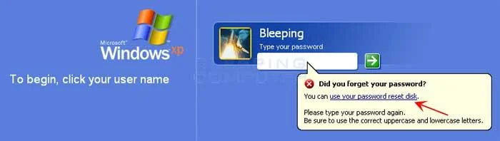 Bagaimana untuk menggunakan Cakera Tetapan Semula Kata Laluan untuk menetapkan semula kata laluan Windows?