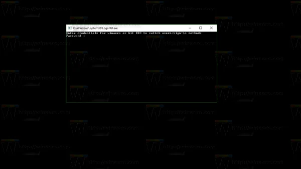 Bagaimana untuk mengaktifkan Log Masuk Konsol tersembunyi pada Windows 10