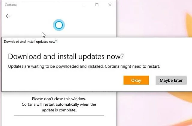 アップデート確認通知