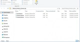 Windows 10da varsayılan tema nasıl geri yüklenir