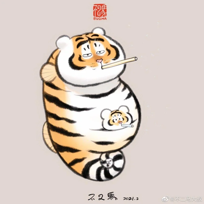 Sfondi di tigre grassa, foto carine di tigre grassa