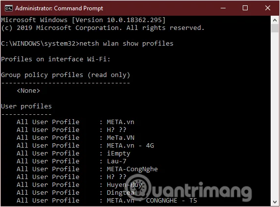 Как удалить сохраненный Wi-Fi в Windows 10?