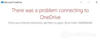 Fout 0x8004de40 oplossen bij het synchroniseren van OneDrive op Windows 10