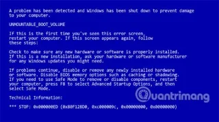 Windows の UNMOUNTABLE_BOOT_VOLUME エラーを修正