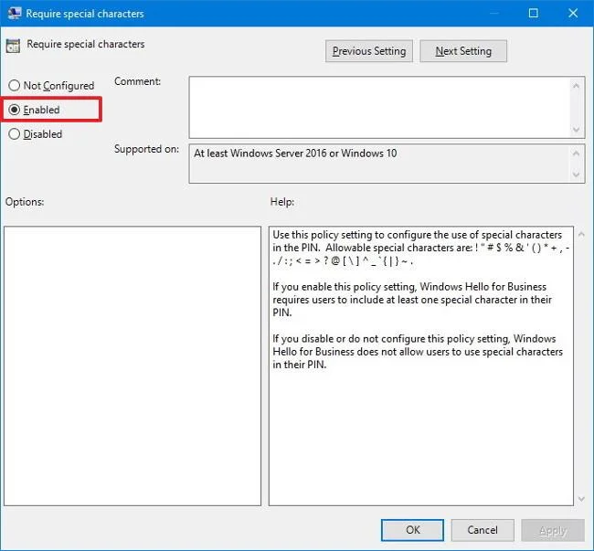 Windows 10'da oturum açmak için beyne zarar veren bir PIN yapılandırın