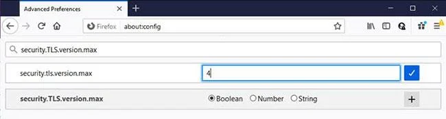 Abilitare TLS 1.3 in Firefox