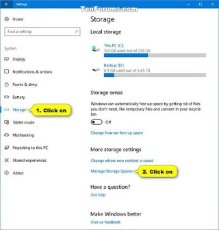 Windows 10da yeni havuzlar ve depolama alanları nasıl oluşturulur?