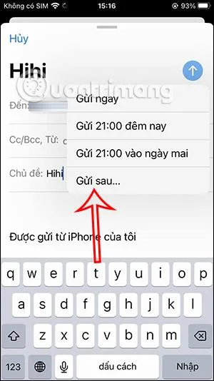 Bagaimana untuk menjadualkan penghantaran e-mel pada iPhone