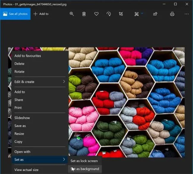 Bagaimana untuk menukar kertas dinding komputer Windows 10