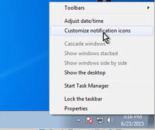 Windows 10'u edinin bildirim simgesini devre dışı bırakın ve kaldırın
