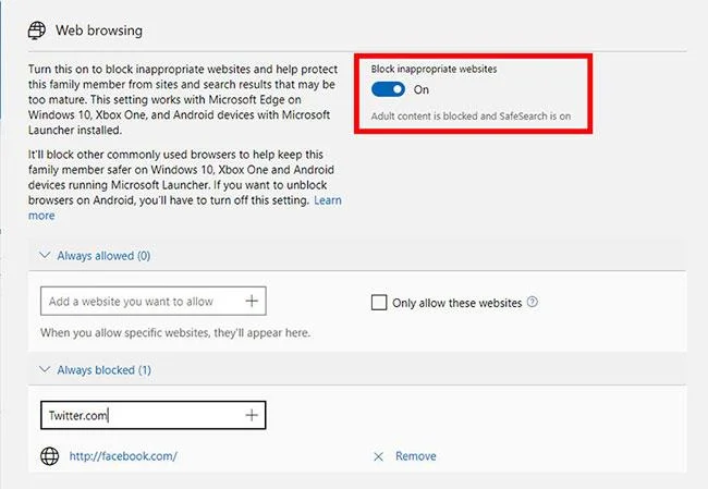 Bagaimana untuk menyediakan kawalan ibu bapa pada Windows 10