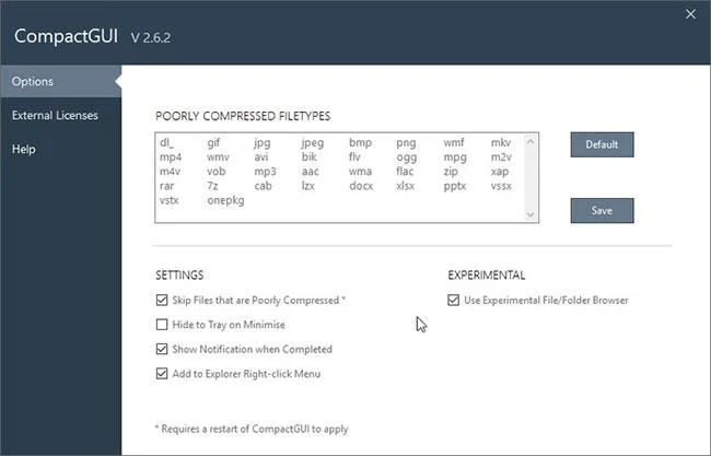 Cara menggunakan CompactGUI untuk memampatkan data pada cakera keras