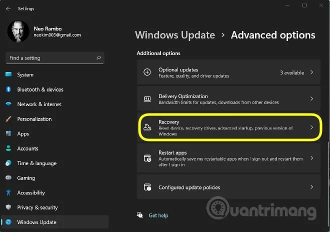 Windows 11からWindows 10に戻す方法