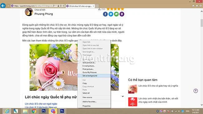 Bagaimana untuk menukar kertas dinding komputer Windows 10