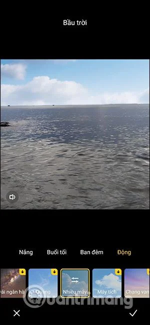 Bagaimana untuk menggabungkan awan menjadi foto pada telefon Xiaomi
