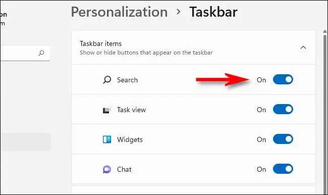 Hoe de zoekknop op de taakbalk van Windows 11 te verbergen