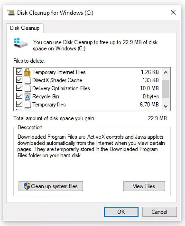 7 fail dan folder Windows boleh padam untuk mengosongkan ruang