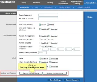 Linksys ルーターで構成のバックアップおよび復元機能を使用する方法