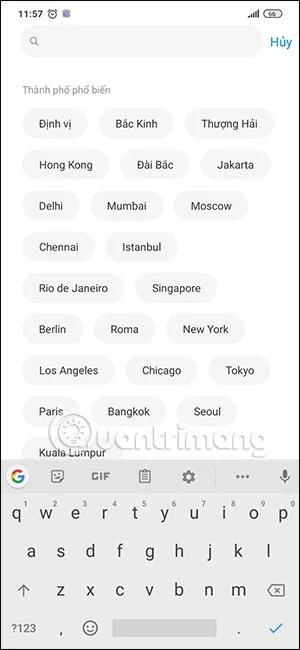 Bagaimana untuk melihat cuaca di pelbagai lokasi pada telefon Xiaomi