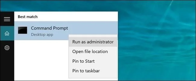 Bagaimana untuk membuka dan menjalankan cmd dengan hak Pentadbir pada Windows