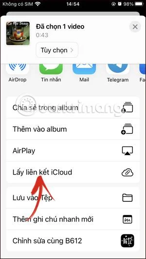 İPhone'da büyük videolar nasıl paylaşılır