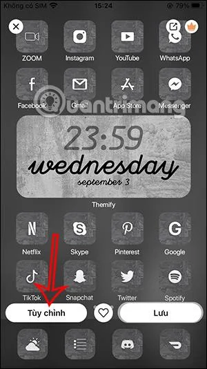 Cara menggunakan Themify untuk mencipta tema iPhone artistik