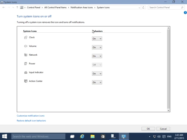 Bagaimana untuk mematikan pusat pemberitahuan pada Windows 10?
