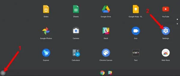 Cara menyemak versi Android pada komputer Chromebook
