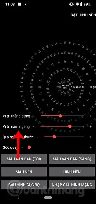 Bagaimana untuk menetapkan kertas dinding jam dinamik untuk Android