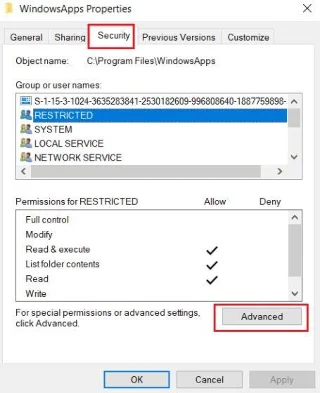 Bagaimana untuk mengakses folder WindowsApps pada Windows 10?