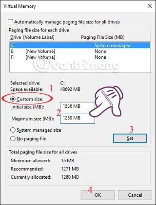 Berikut ialah cara untuk meningkatkan kapasiti memori maya pada Windows