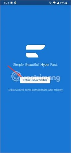 Bagaimana untuk menetapkan apl pemesejan lalai pada Android