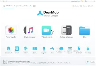 Cara menggunakan Pengurus iPhone DearMob untuk mengurus data iPhone