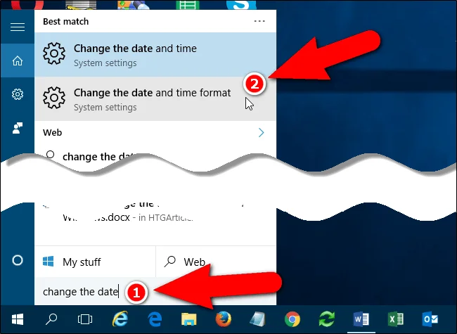 Windows'ta tarih ve saat biçimini değiştirme, eğik çizgileri noktalara dönüştürme